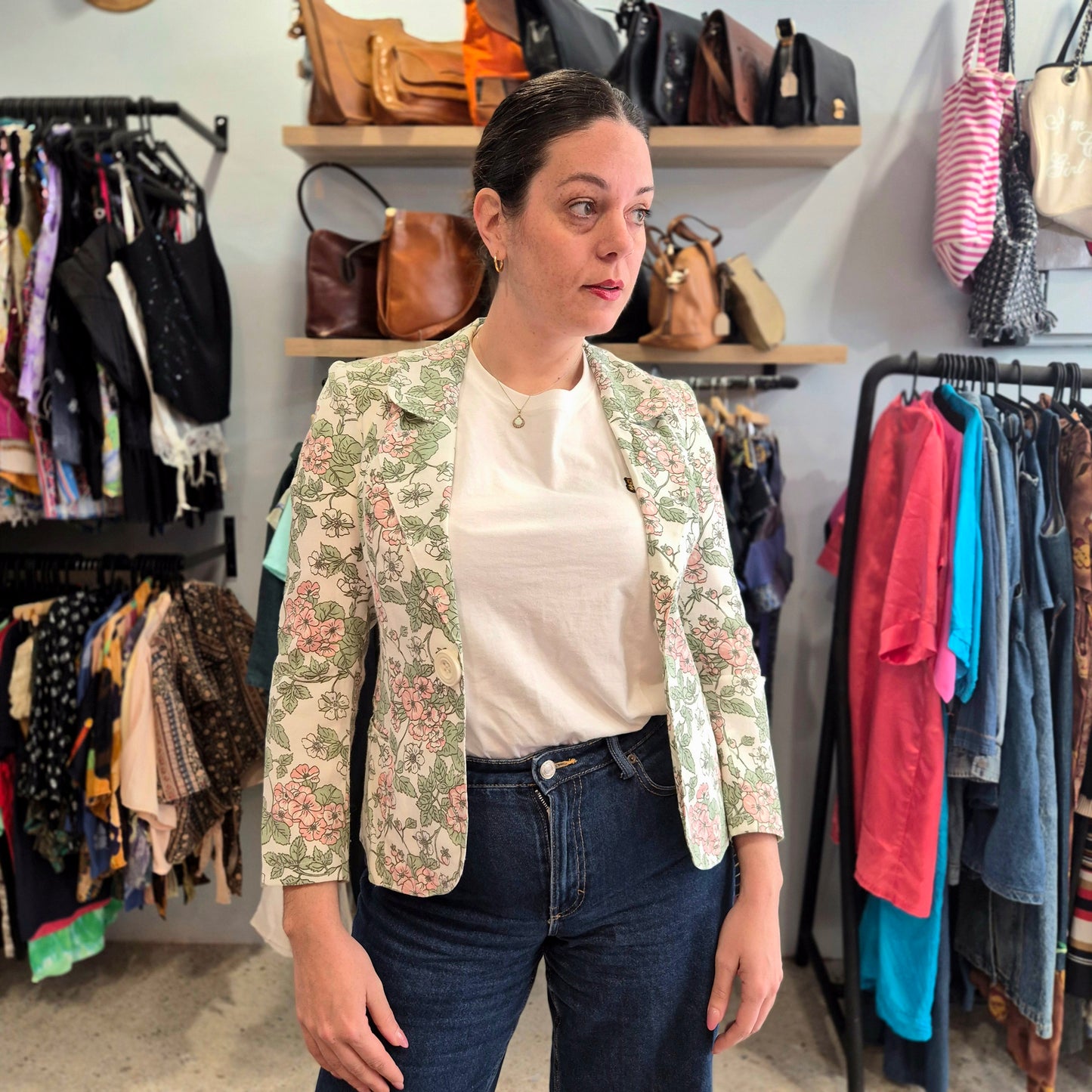 Cute Floral Blazer