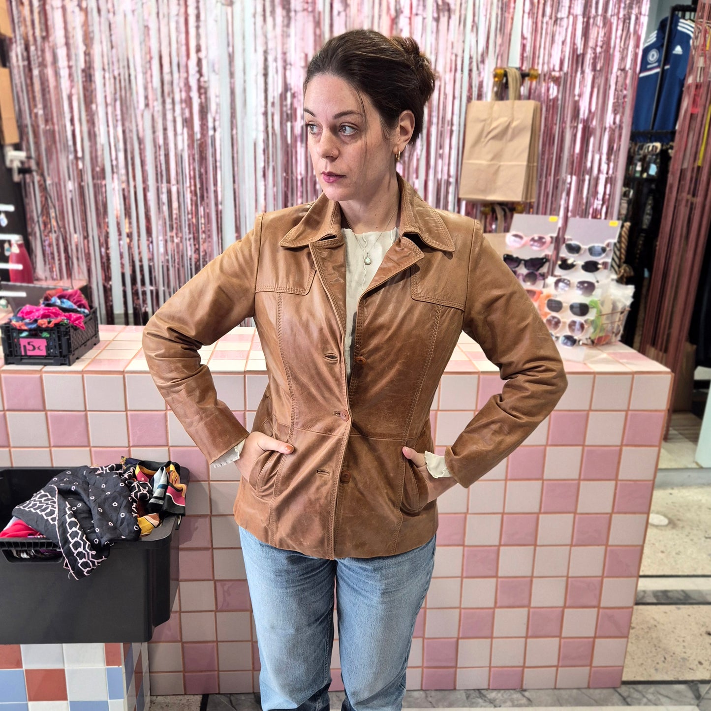 Beautiful Fitted Leather Jacket