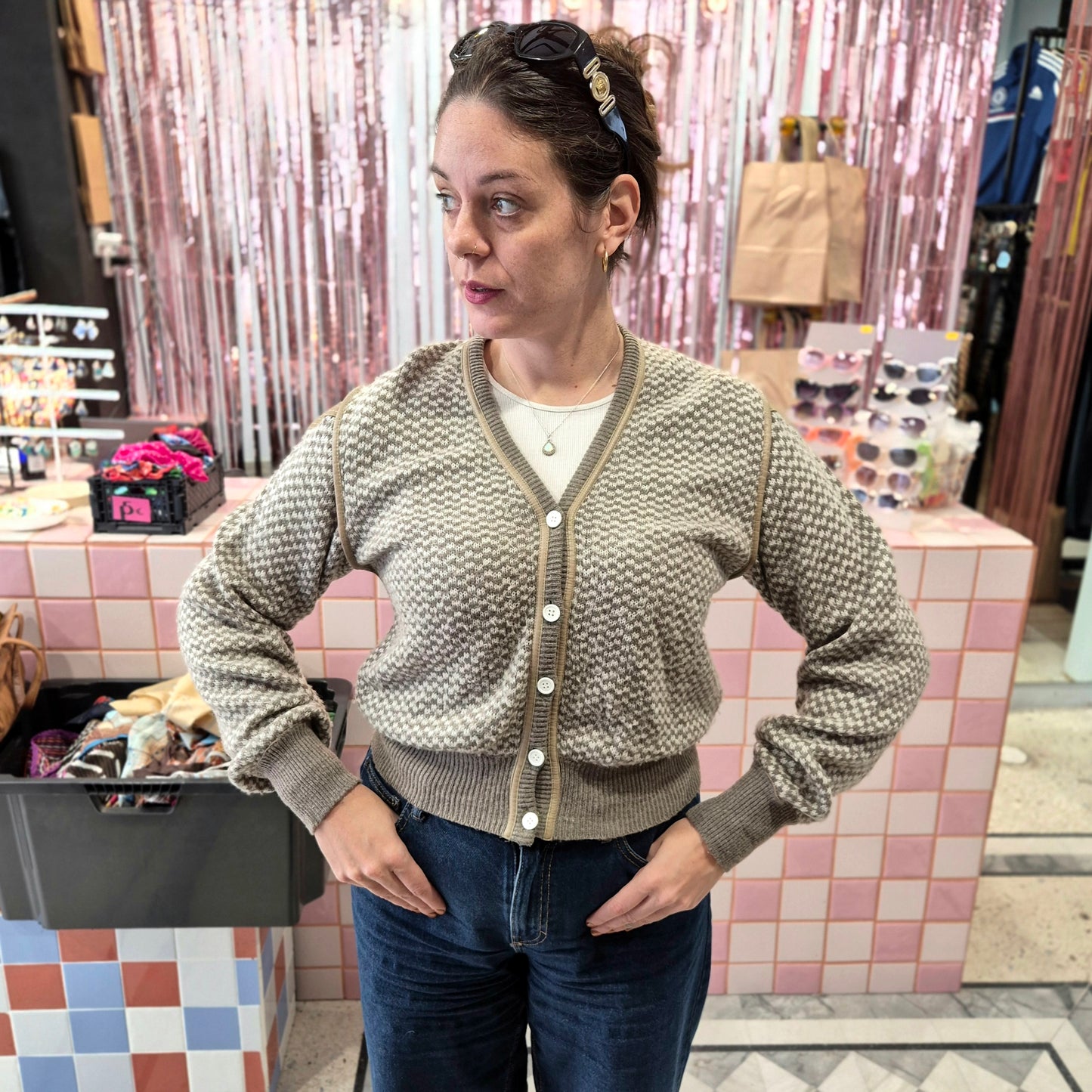 Cute Vintage Knitted Cardigan