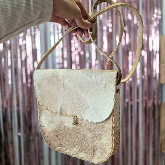 Goats skin Crossbody Bag