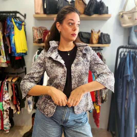 Silver Vintage Blazer