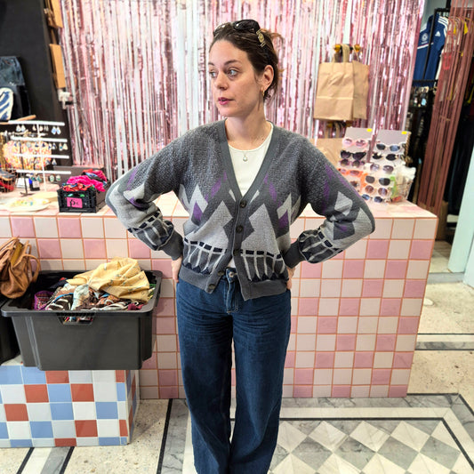 Vintage Patterned Cardigan