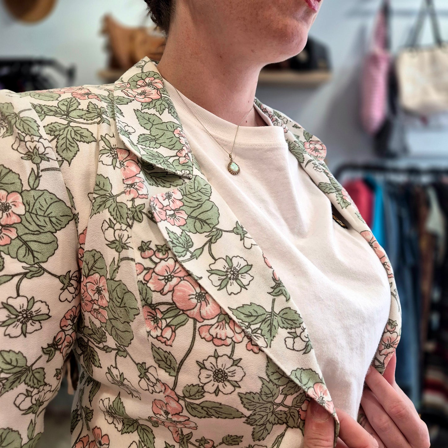Cute Floral Blazer