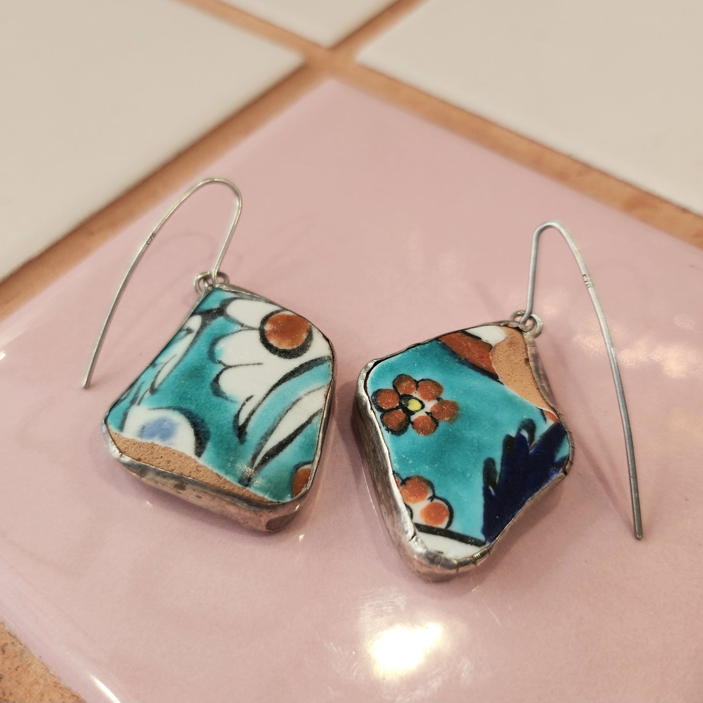 Handmade Ikaros Silver Earrings