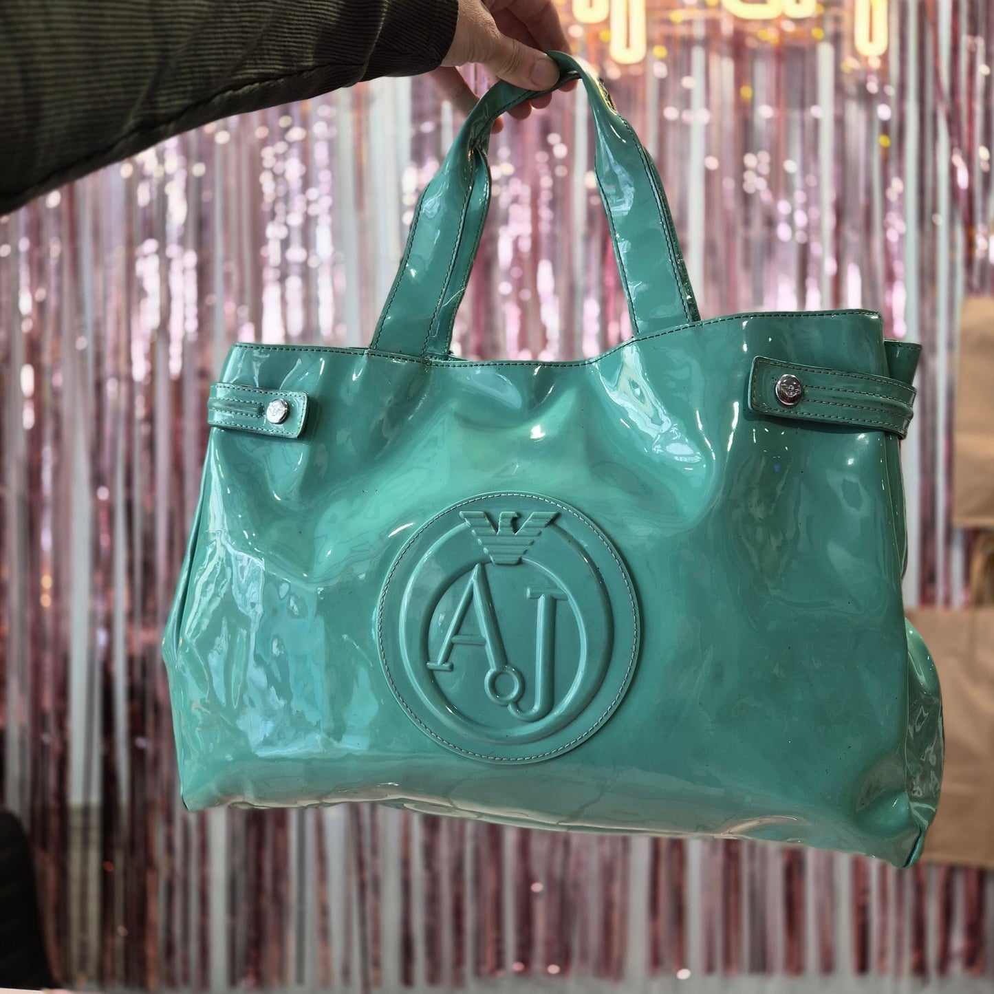 Armani Jeans PVC Tote Bag