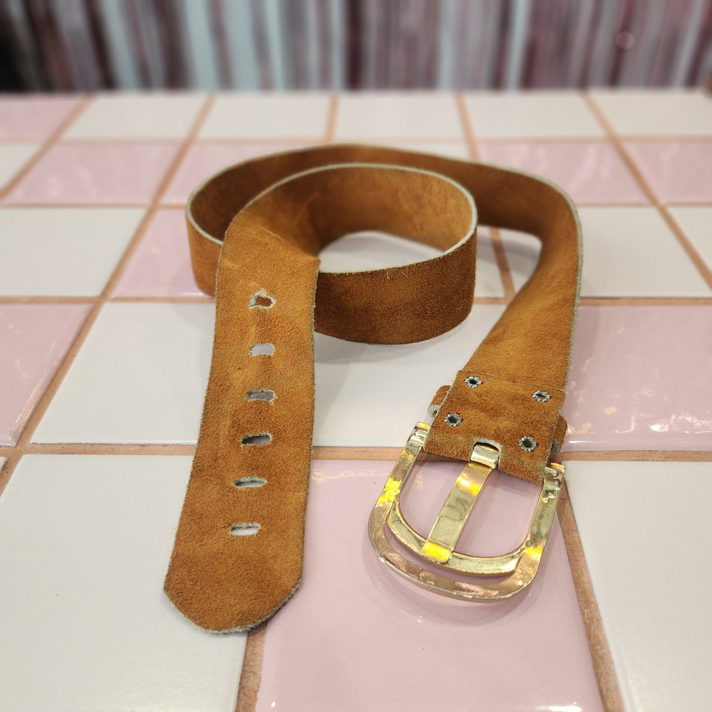 Vintage Suede Belt