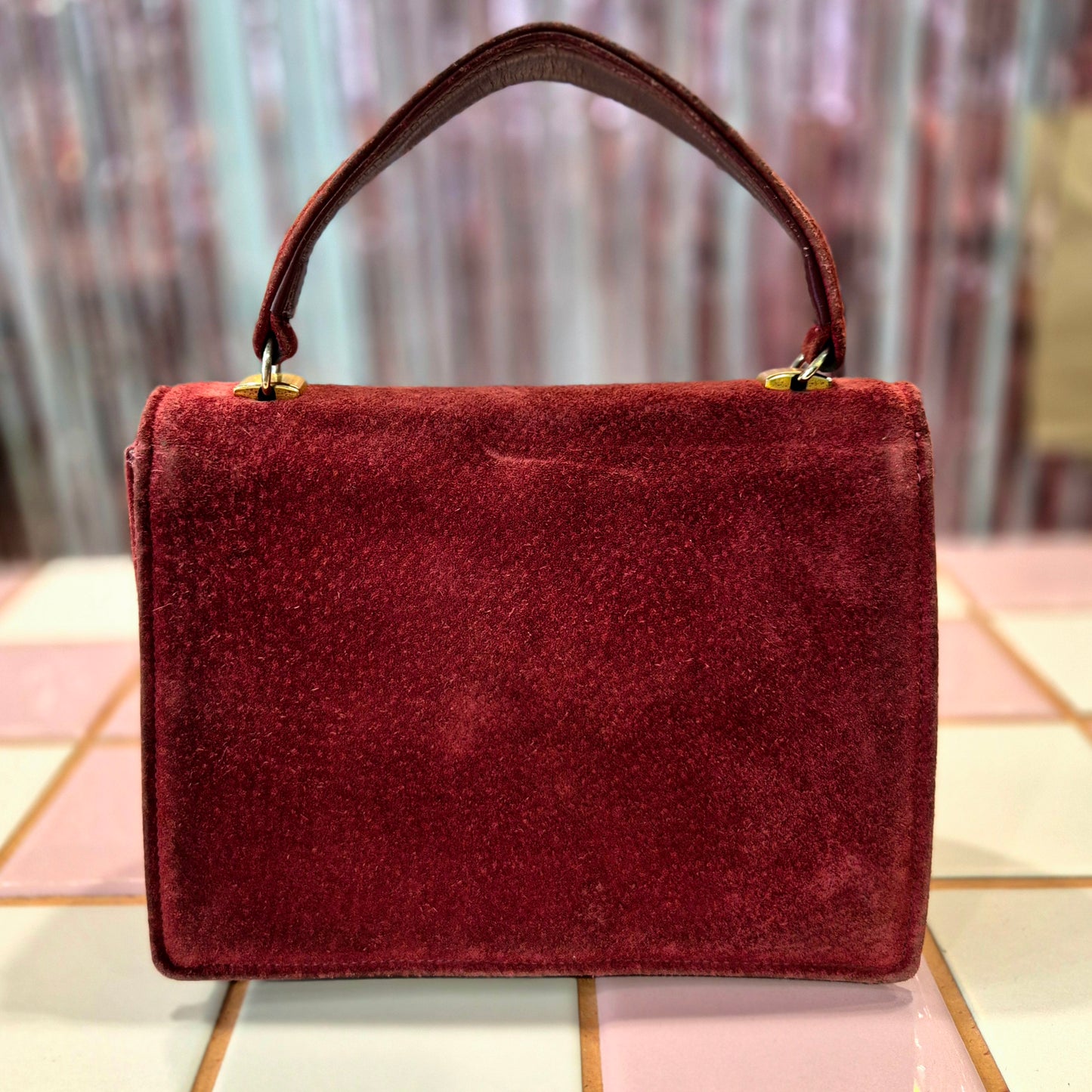 Vintage Suede Handbag