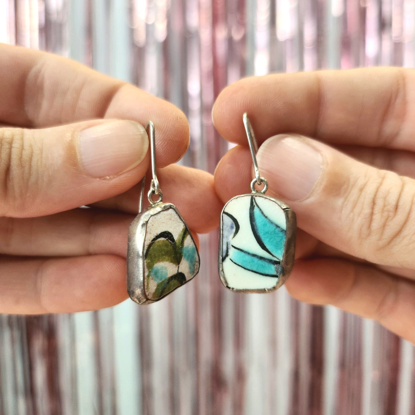 Handmade Ikaros Silver Earrings