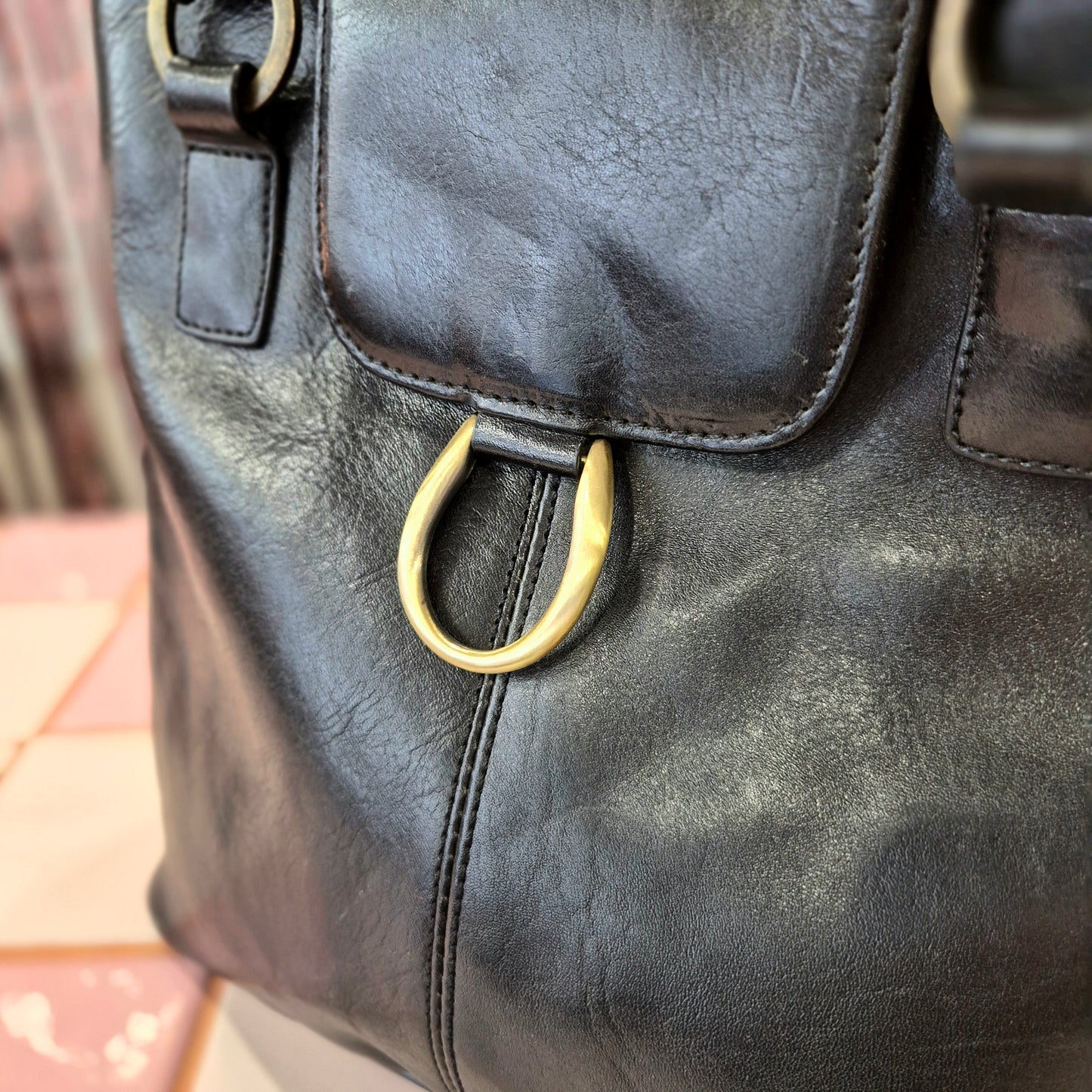 Leather ShoulderBag and Backpack