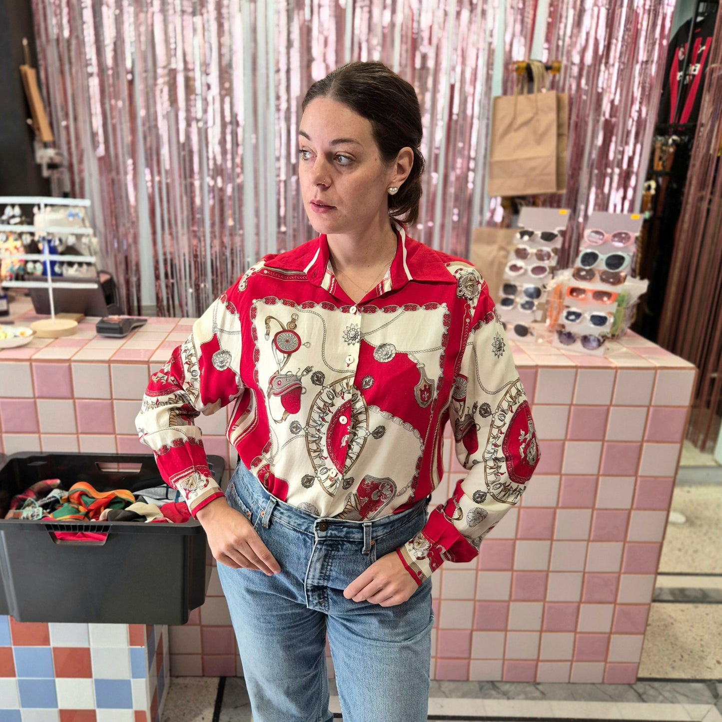 Beautiful Vintage Patterned Shirt