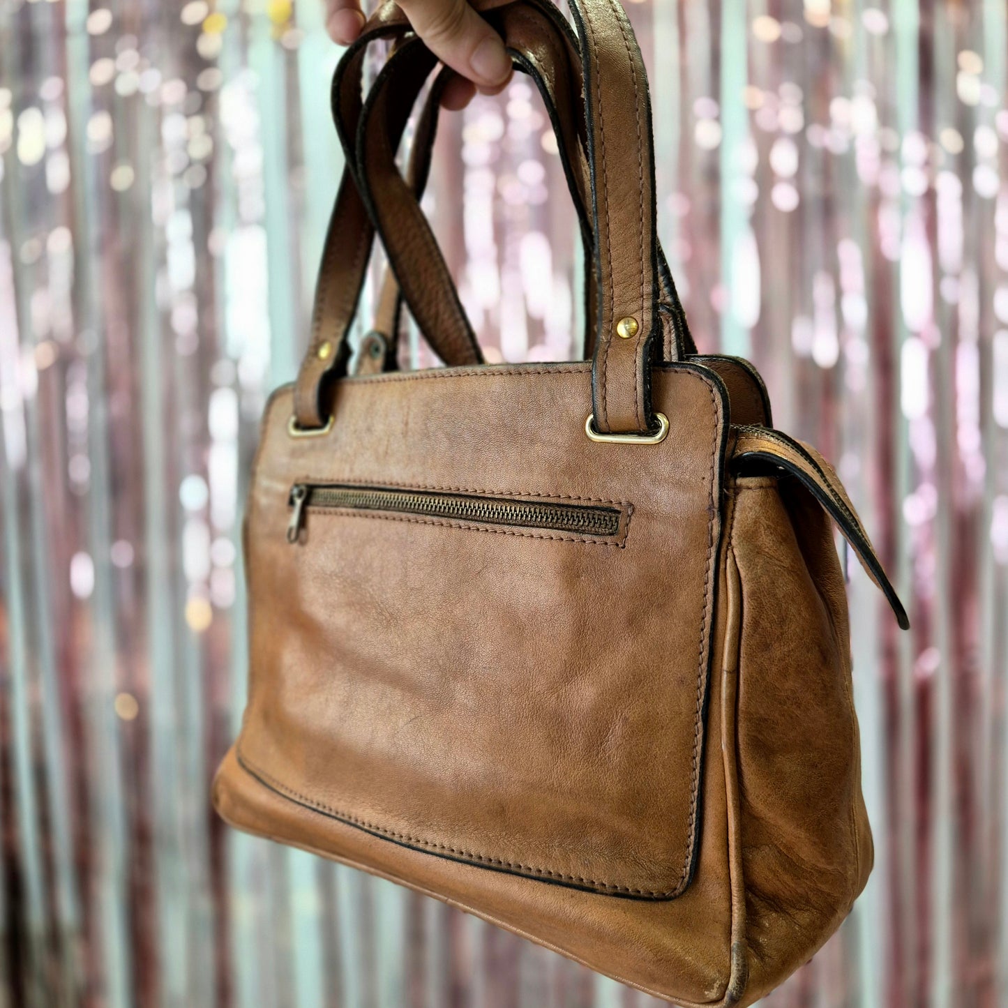 Vintage Leather Shoulder Bag