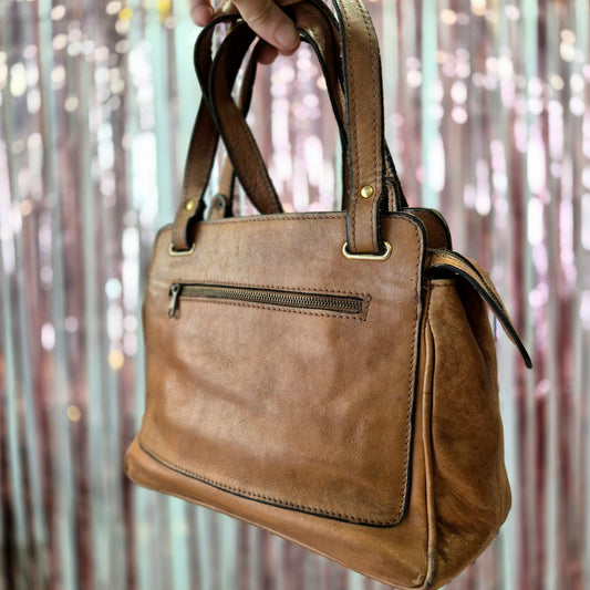 Vintage Leather Shoulder Bag