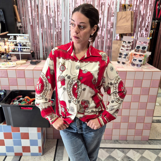 Beautiful Vintage Patterned Shirt