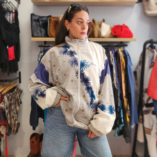 Vintage Patterned Light Jacket