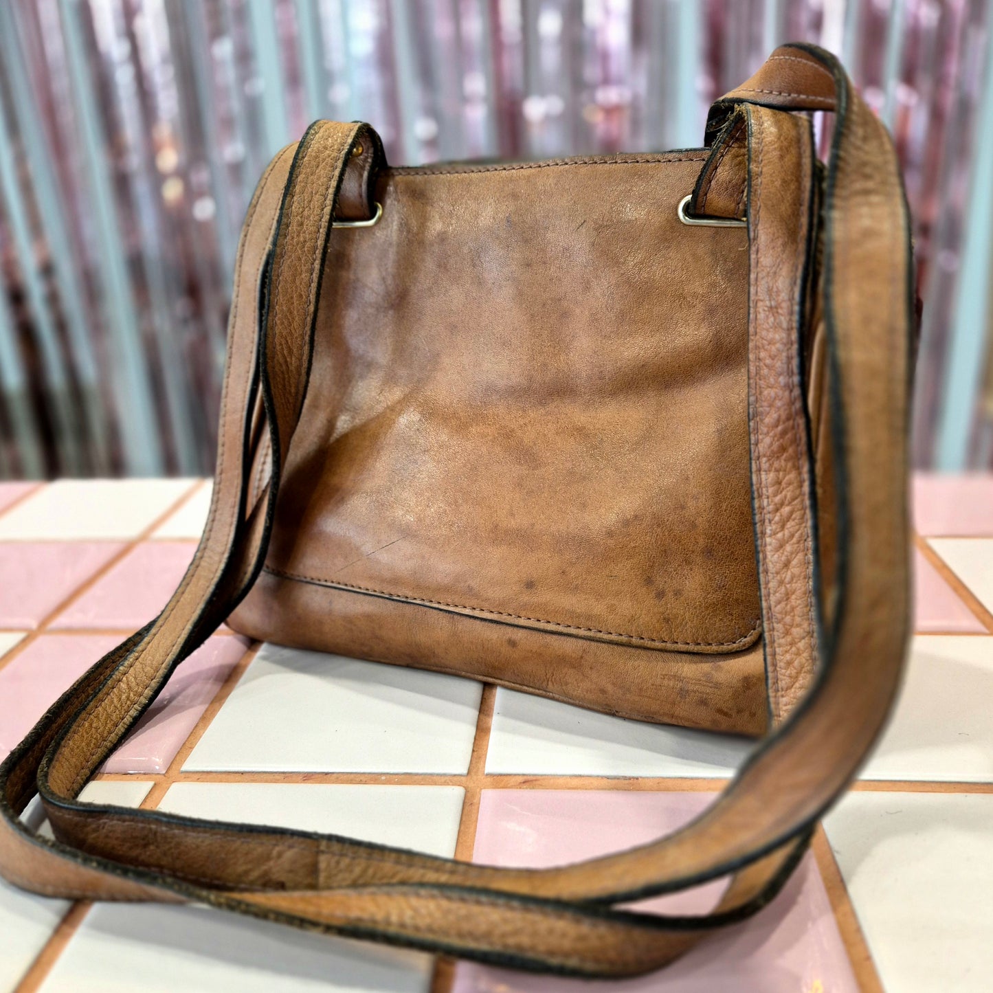 Vintage Leather Shoulder Bag