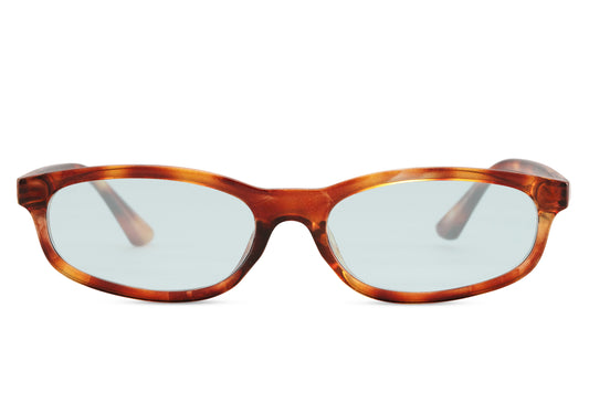 Turtleshell with Clear Blue Lenses