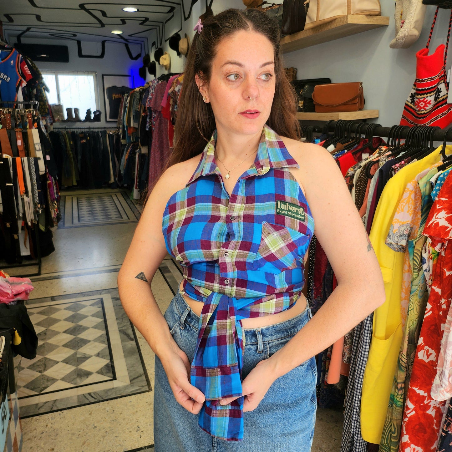 Reworked Short Top blue