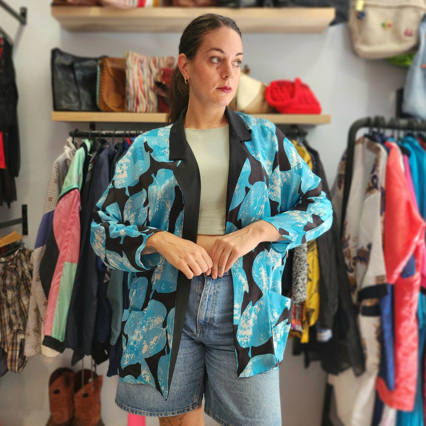 Vintage Duster with Pockets