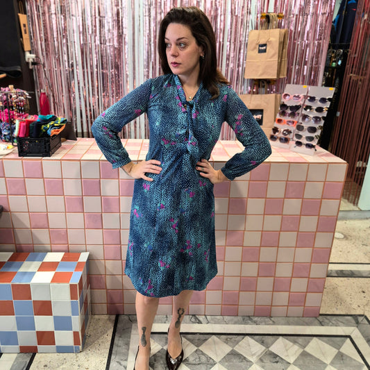 Vintage Patterned Dress