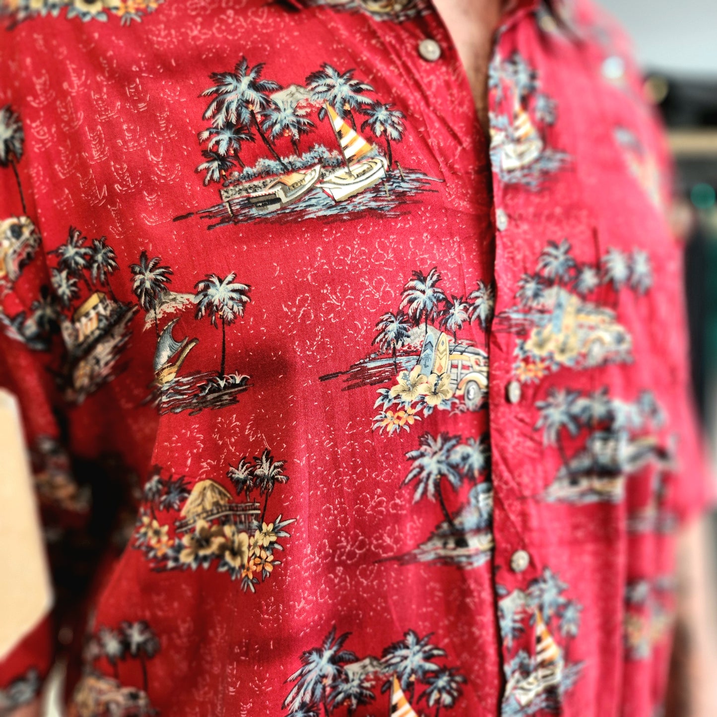Hawaiian Mens Summer Shirt