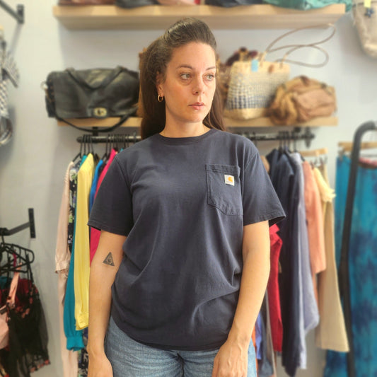 Carhartt Loose Fit navy blue Tee
