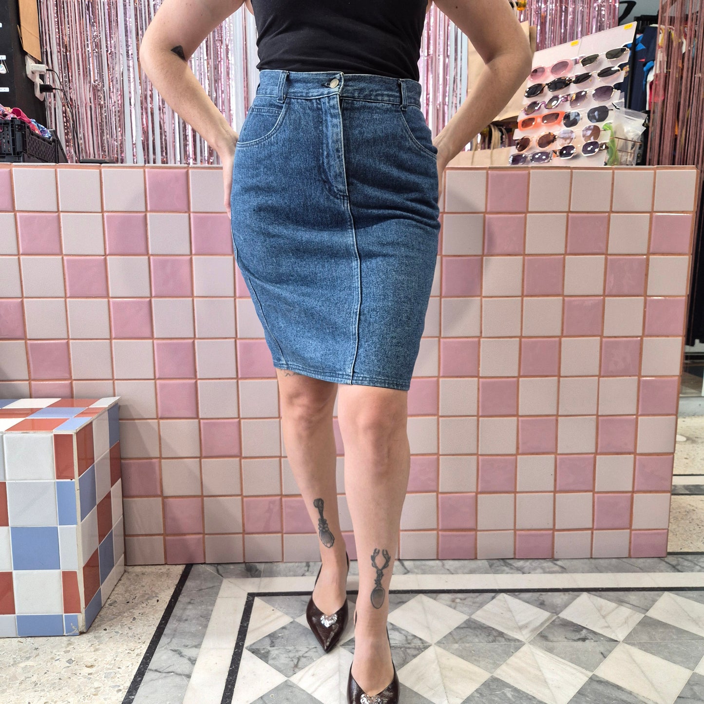 Cute Denim Skirt