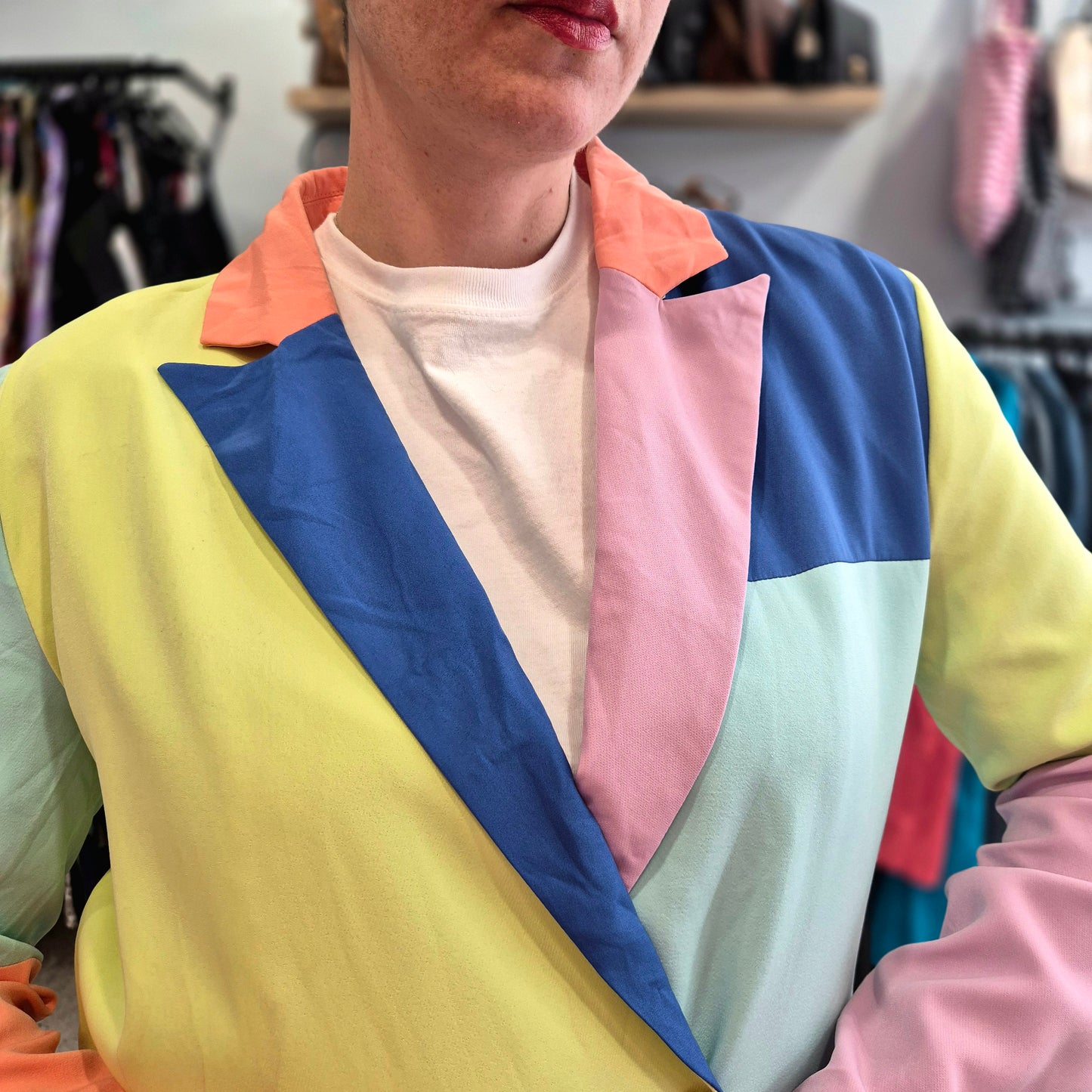 Stunning Color Block Blazer