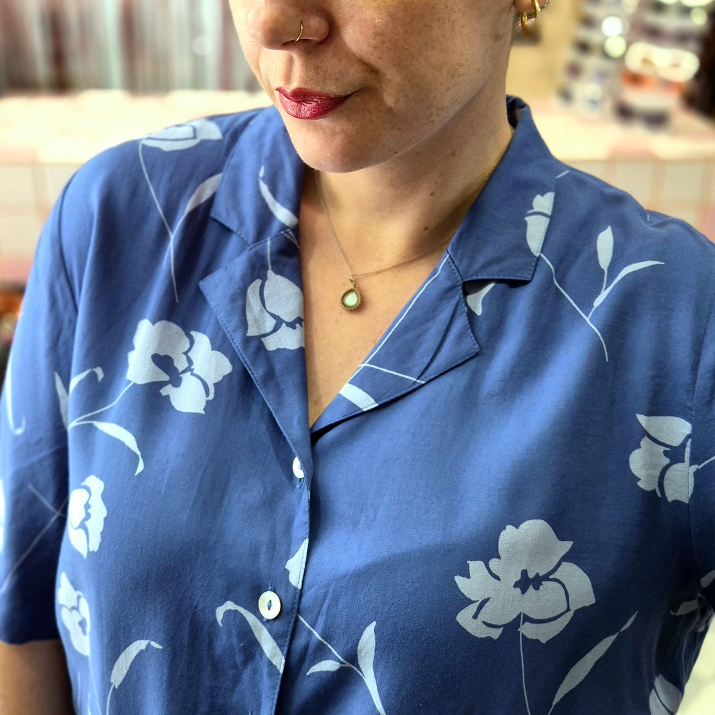 Floral Knot Top
