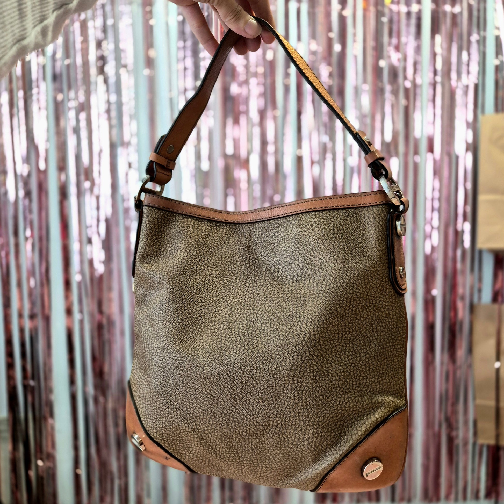 Borbonese Leather Bag – Thriftit