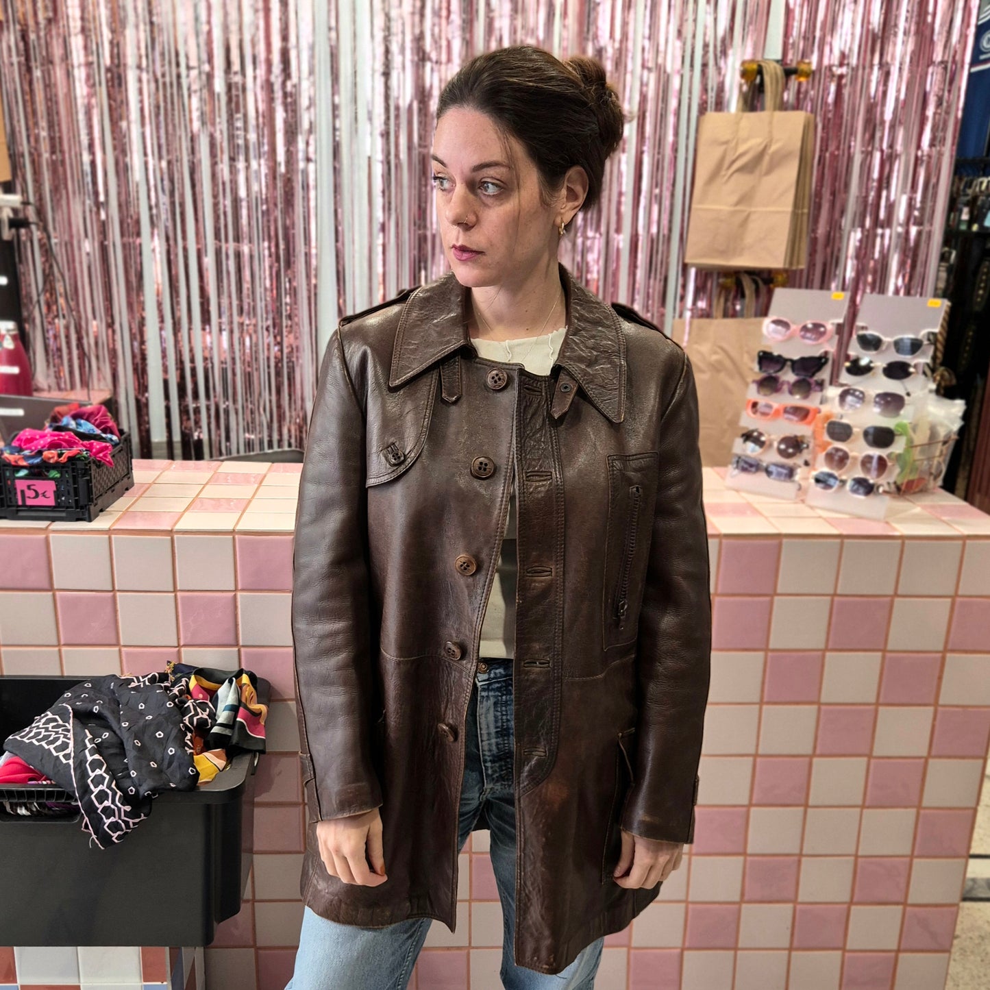 Beautiful Vintage Leather Jacket