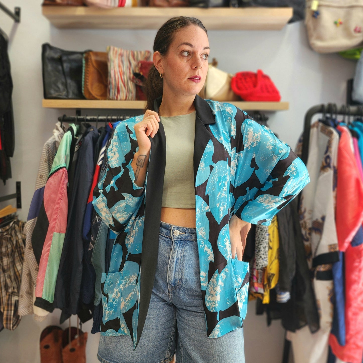 Vintage Duster with Pockets