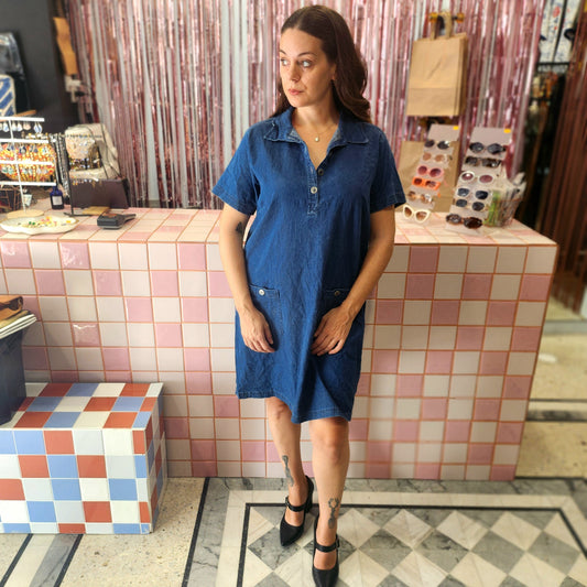 Denim Shirt Dress