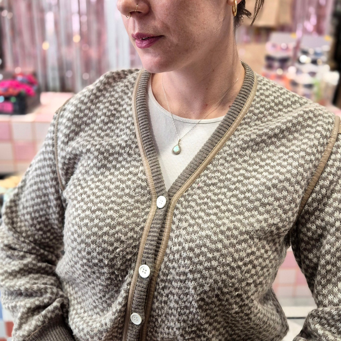 Cute Vintage Knitted Cardigan