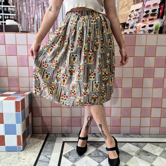 Vintage Pleated Skirt
