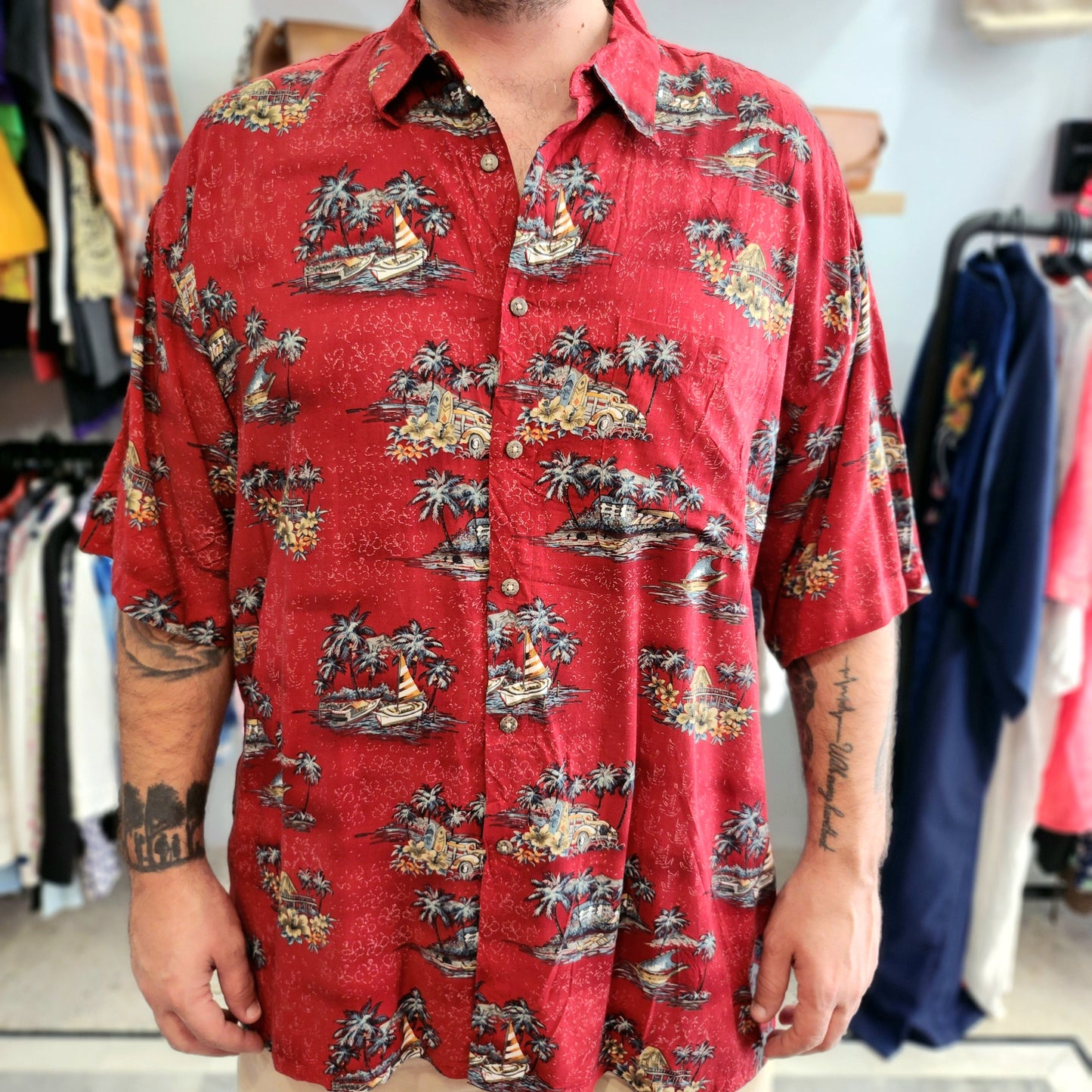 Hawaiian Mens Summer Shirt