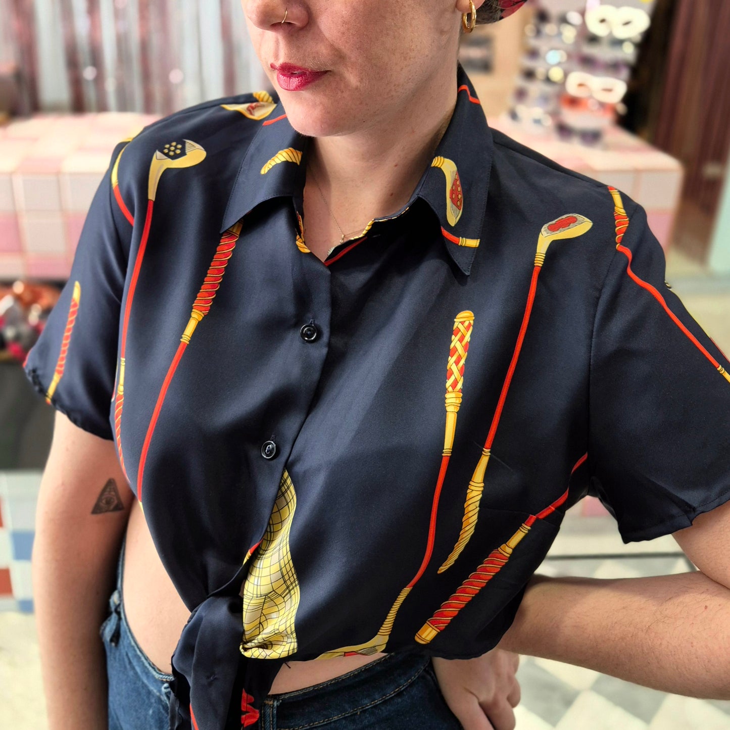 Cropped Knot Top