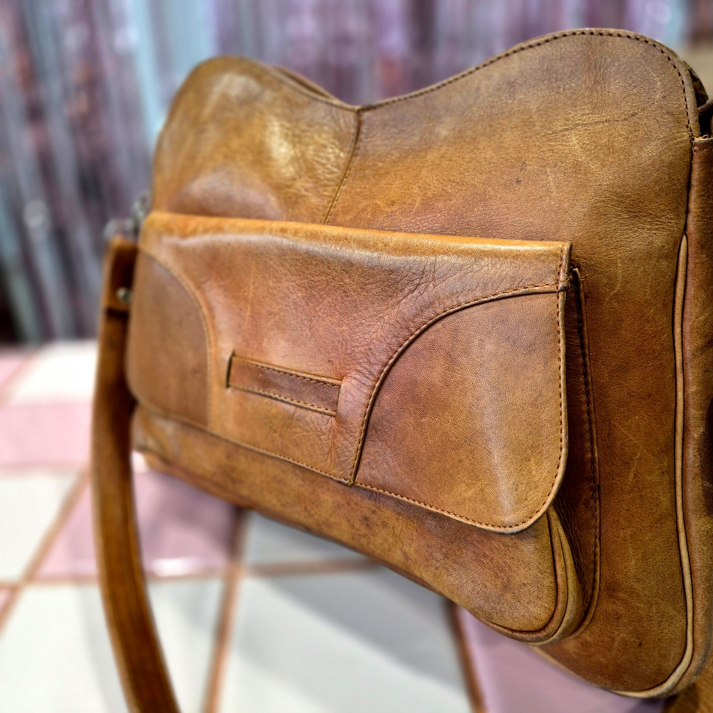 Vintage Leather Shoulder Bag