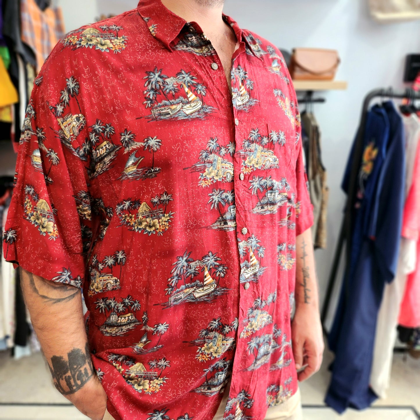 Hawaiian Mens Summer Shirt