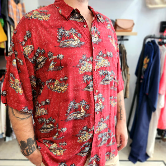 Hawaiian Mens Summer Shirt