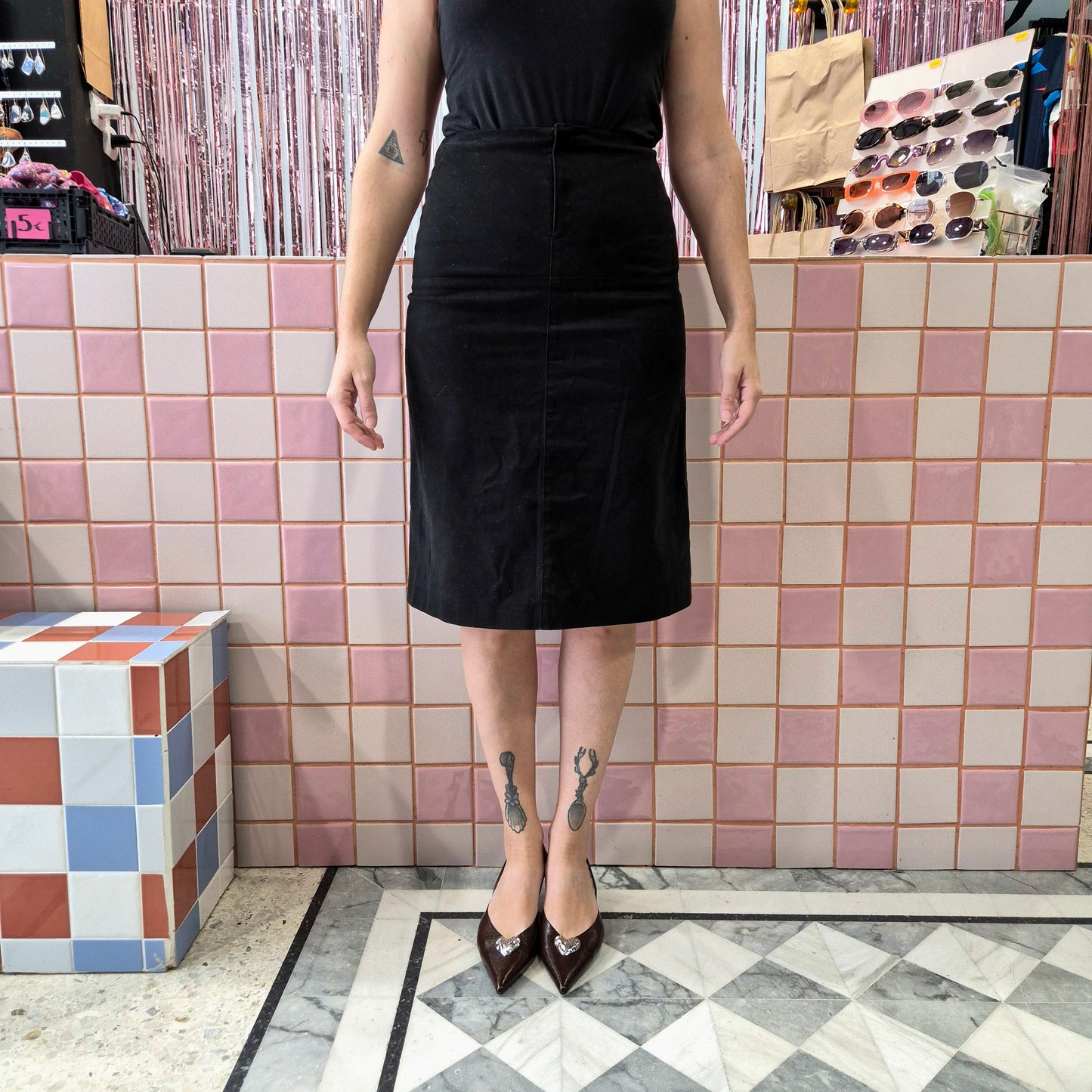 Soft Black Skirt