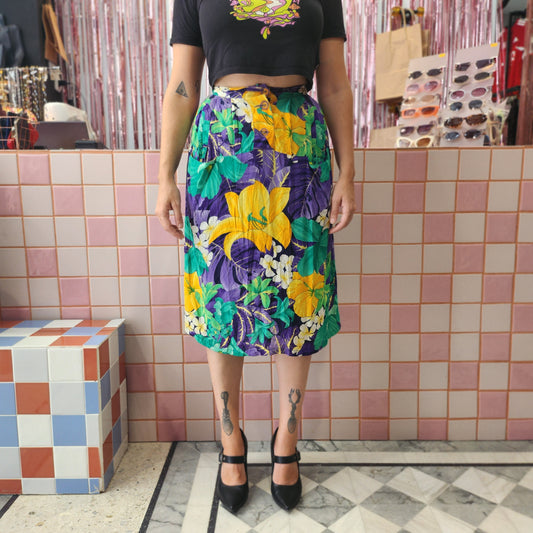 Vintage Floral Skirt