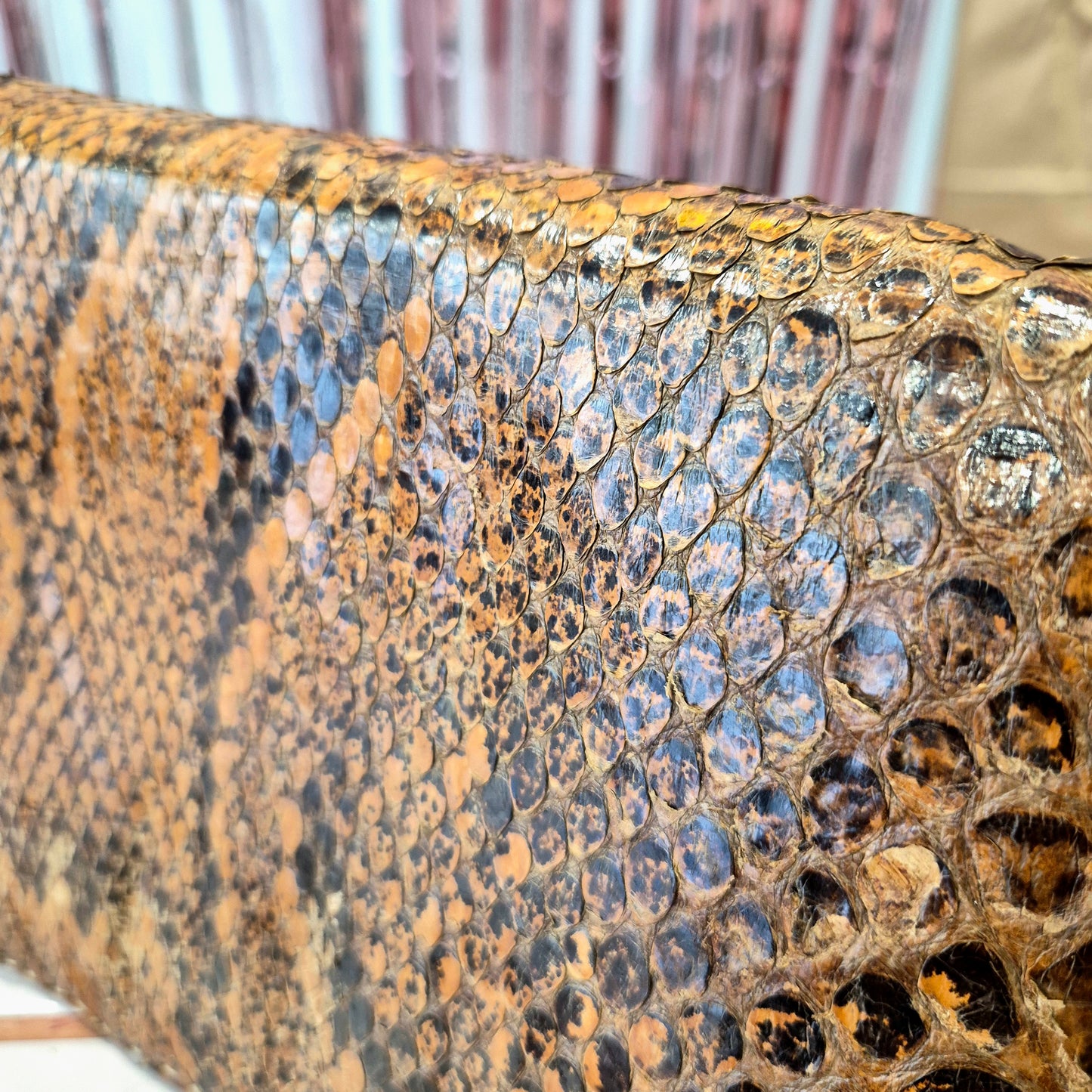 Vintage Snake Envelope Bag