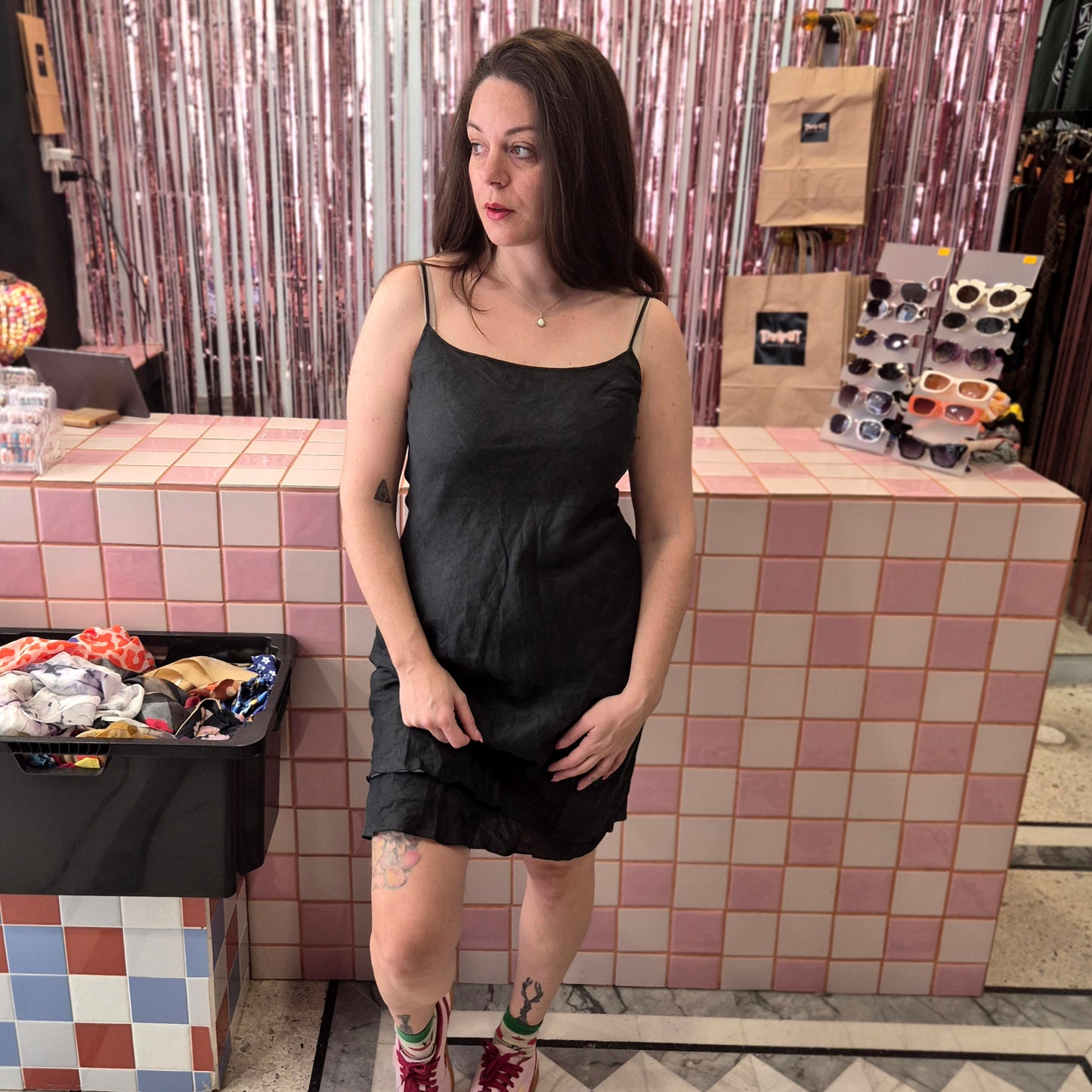 Cotton Slip Dress