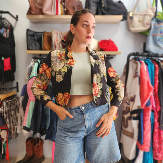 Cute Vintage Cropped Duster