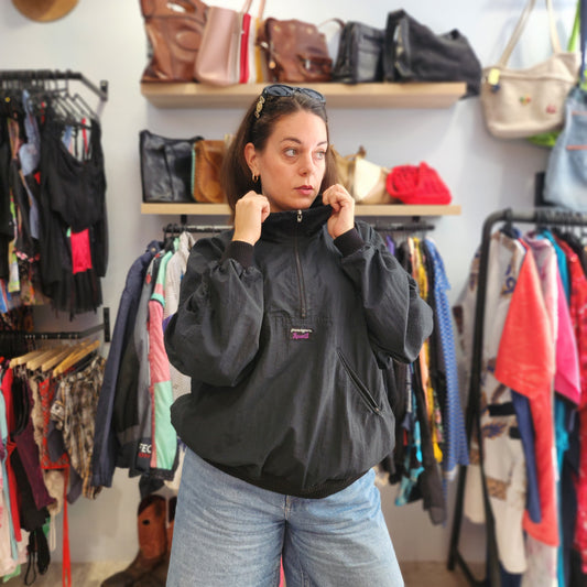 Vintage Half Zipper Light Jacket