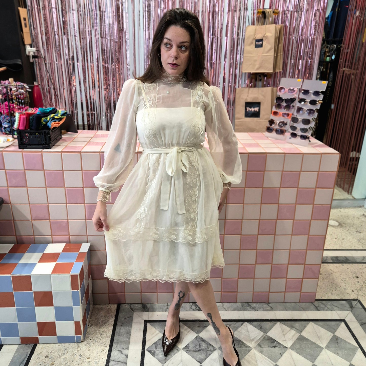 Stunning Vintage Lace Dress