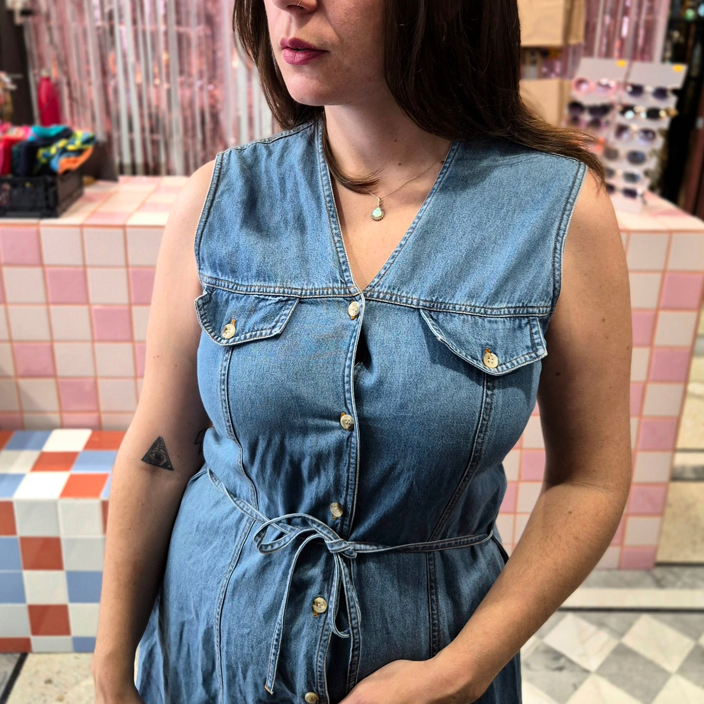 Vintage Denim Dress