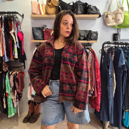 Vintage Patterned Fleece