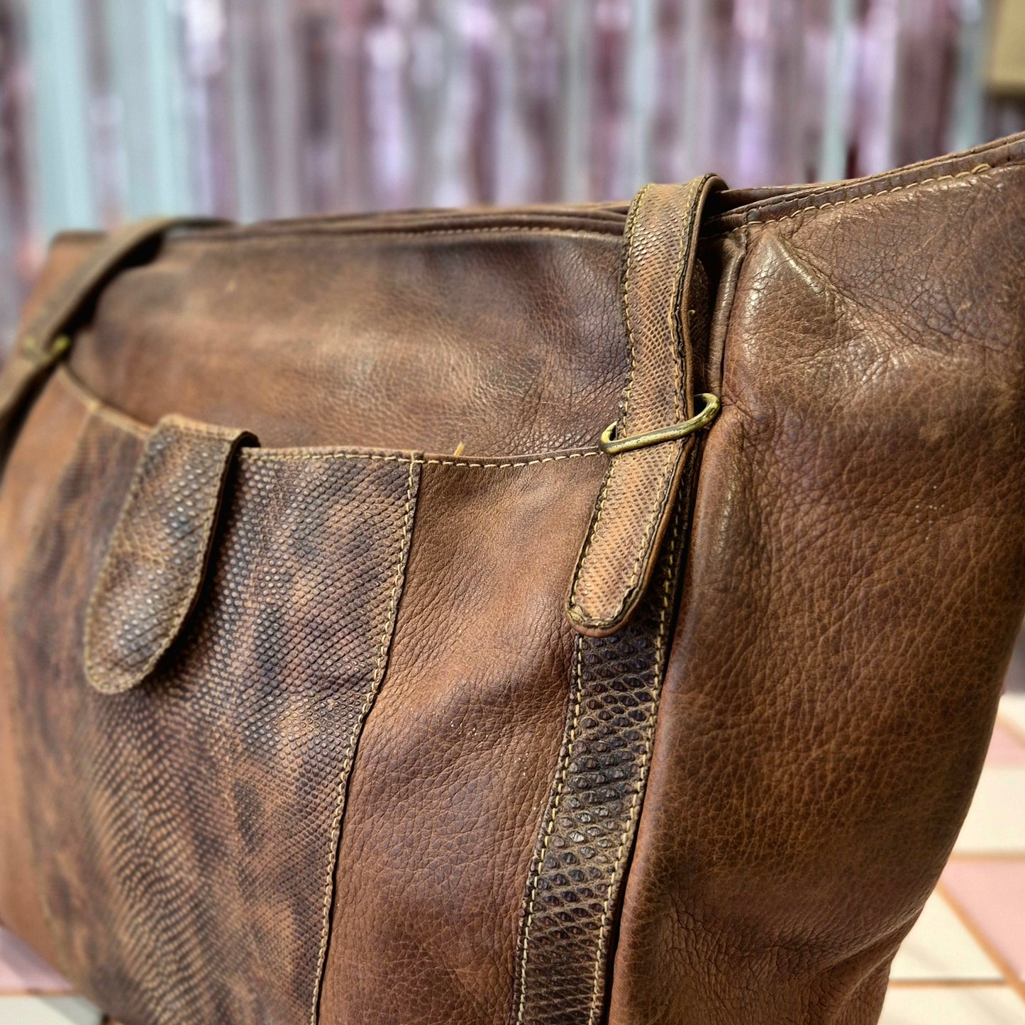 Leather Tote Bag