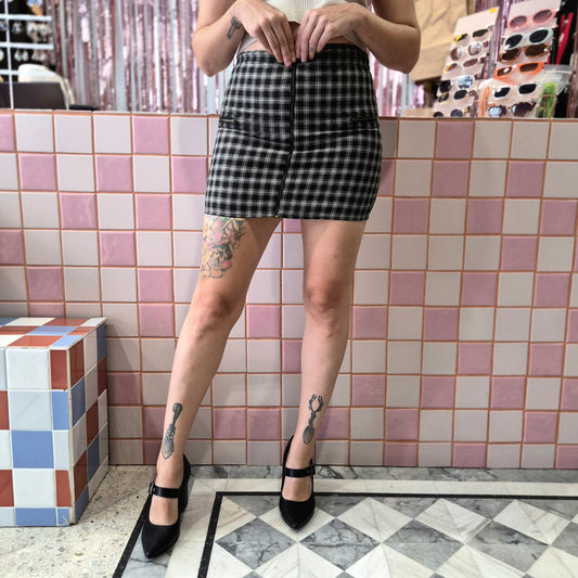 Plaid Mini Skirt